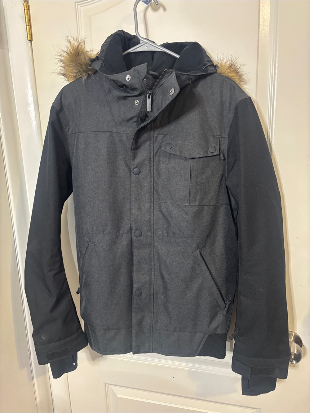 Ripzone Men's Renegade Insulated Jacket with Faux Fur Hood